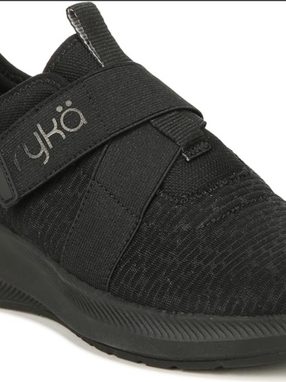 Ryka Women's Black Slip-On Athletic Sneakers